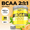 Аминокислоты STEELPOWER BCAA 8000, 300 гр, Мятная дыня